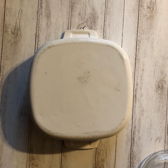 Vintage Corningware Blue Cornflower Design 7” square Casserole Dish with… - Picture 8 of 8